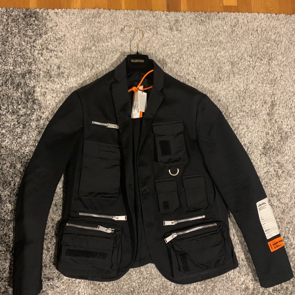 Heron Preston Nylon Blazer sz 46